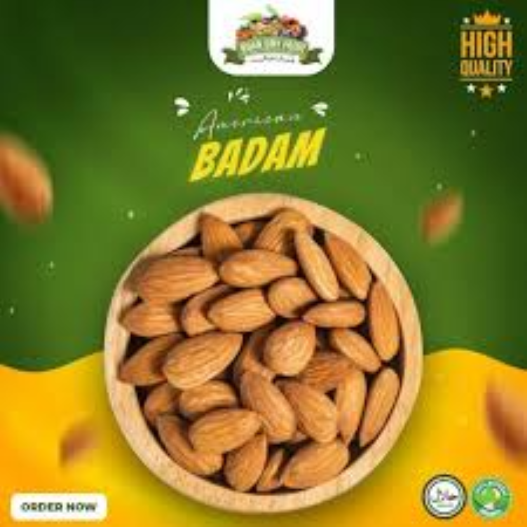 FRESH ALMONDS 500G
